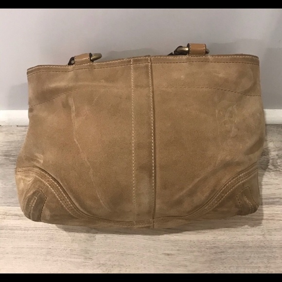 Y2K Rare Coach Legacy Suede Satchel - Picture 2 of 7